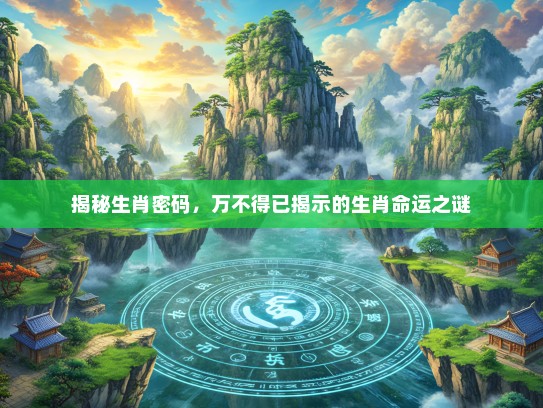 揭秘生肖密码，万不得已揭示的生肖命运之谜