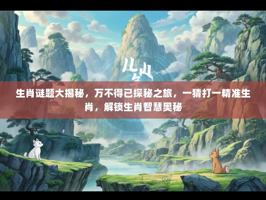 生肖谜题大揭秘，万不得已探秘之旅，一猜打一精准生肖，解锁生肖智慧奥秘