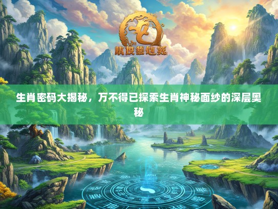 生肖密码大揭秘，万不得已探索生肖神秘面纱的深层奥秘